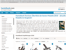 Tablet Screenshot of hantelbank.com